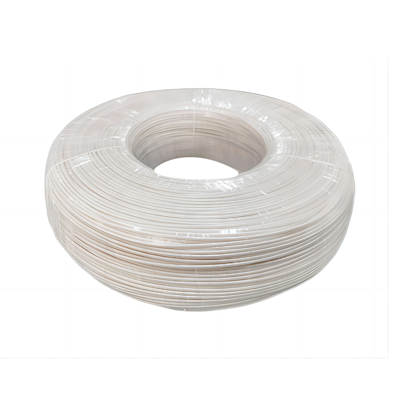 How does polyester insulated lead wire improve the insulation performance of motors through its unique braided structure?